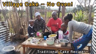 No-Oven Cake Baked the African Way 🌾 A Taste of Village Magic