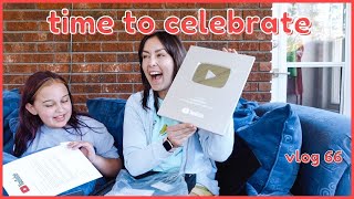 FINALLY GOT MY YOUTUBE PLAY BUTTON | Reaction to 100K