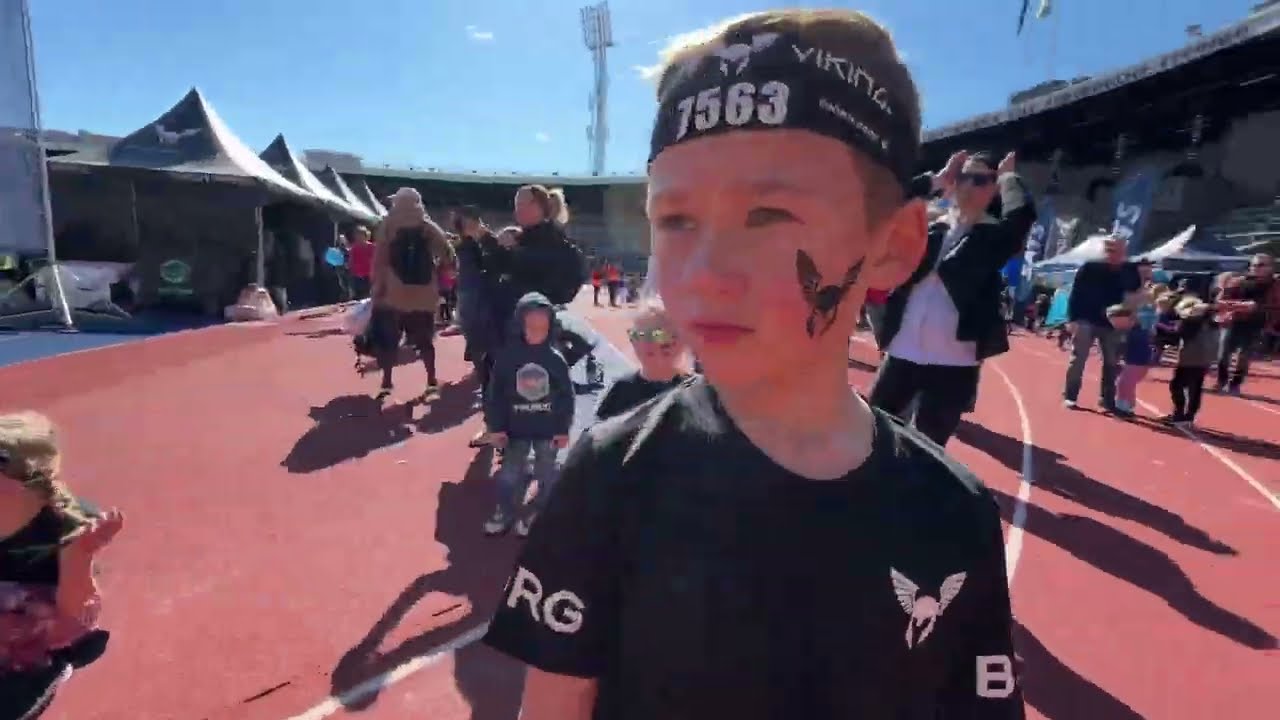 Tough Viking Kids Stockholm 2022 - Full course run!