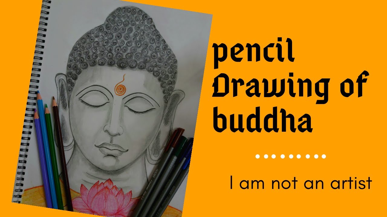  Buddha Pencil Drawing Step by Step. - YouTube