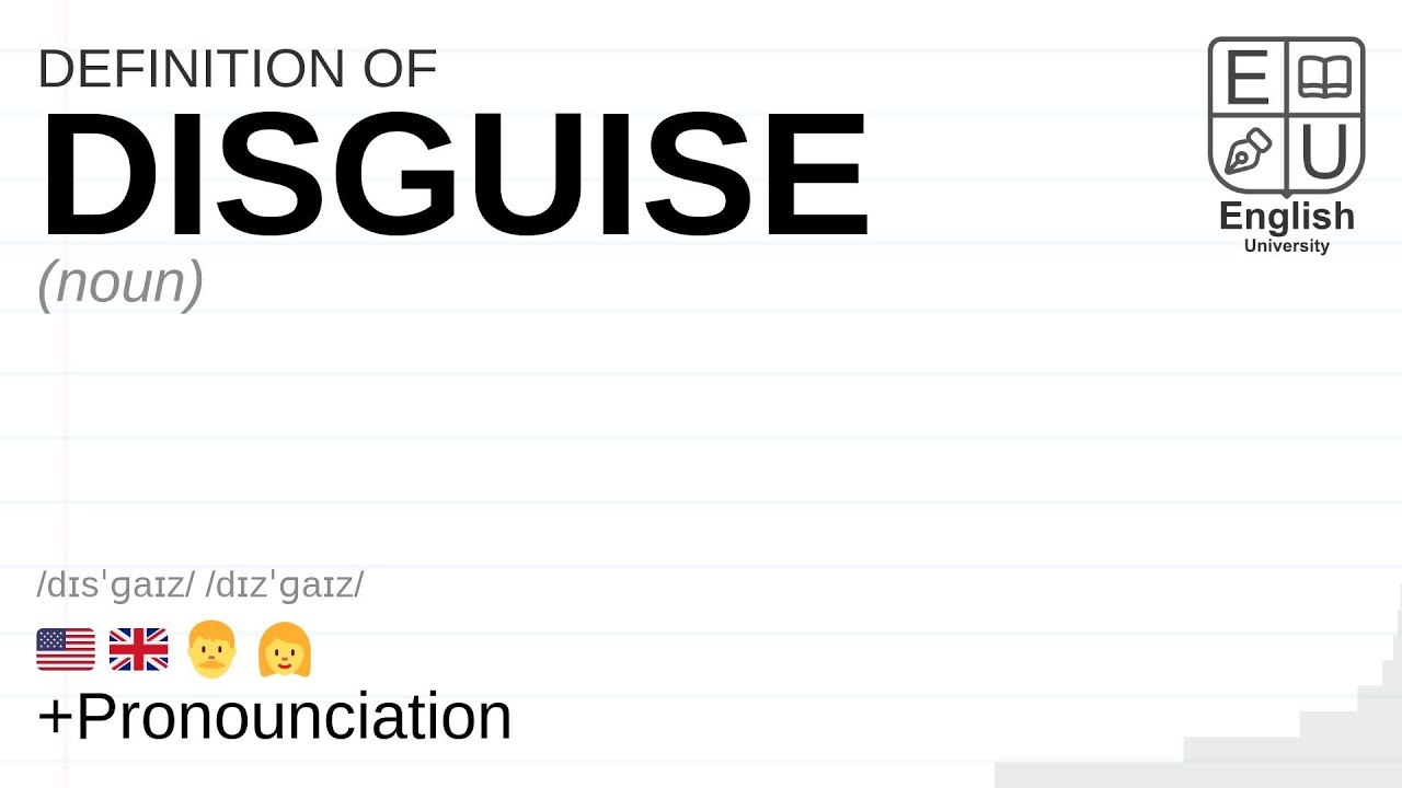 disguise  Tradução de disguise no Dicionário Infopédia de Inglês