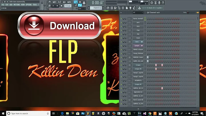 Download FLP: Burna Boy & Zlatan – Killin' Dem (Instrumental)