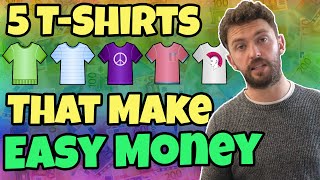 Today i'm going to show you five t shirts that make easy money with
print on demand. also how create a viral shirt idea! software ...