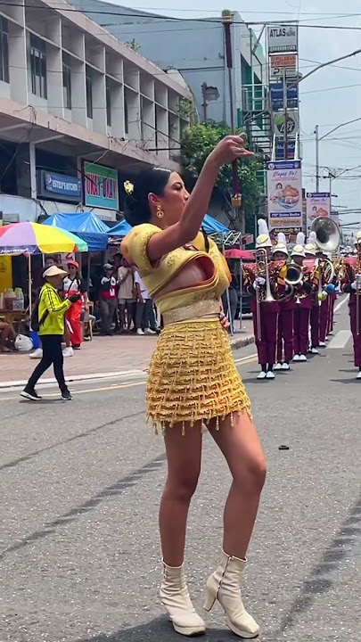 'University of Saint Anthony (USANT)' Band & Majorettes Parade | Peñafrancia Festival 2023