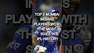 Top 5 Mumbai Indians Players with Most Sixes in IPL History