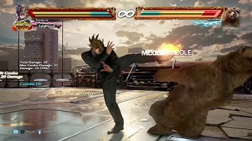 Tekken 7 | New Lars Concept, Failed Combo (CH b+2,1 ~ d/f+3)
