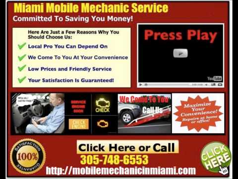 Miami Mobile Auto Car Mechanic Service