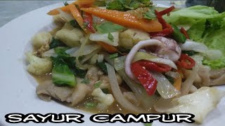 Resepi sayur campur capcai || Rizal tomyam