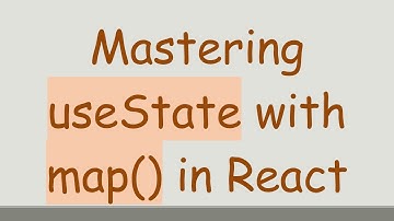Mastering useState with map() in React