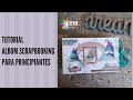 TUTORIAL álbum SCRAPBOOKING muy sencillo para principiantes /niños. ¡Además probamos pegamentos!