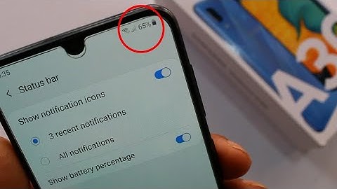 How to show or enable Battery Percentage On Galaxy A10/A20/A30/A50 Its simple trick check my video