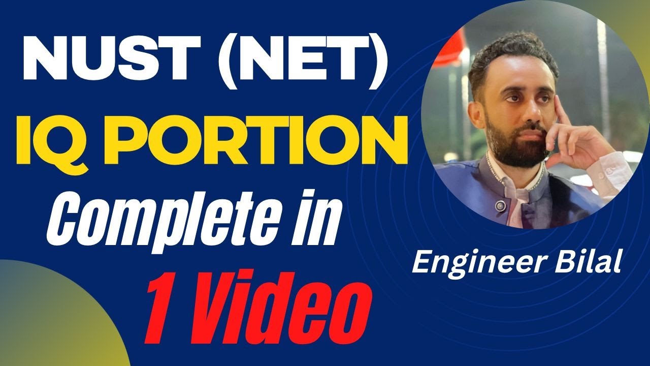NUST Entry Test IQ Questions ll NUST NET Intelligence Questions ll NUST