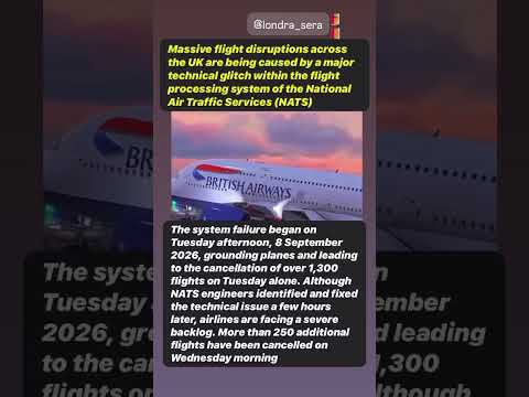 Video Gravi disagi al traffico aereo in tutto il Regno Unito
