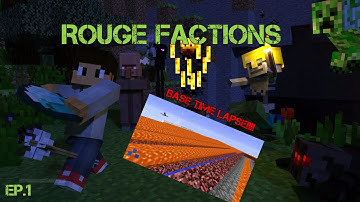 RogueMC Factions - Ep.1 . Base Build time lapse