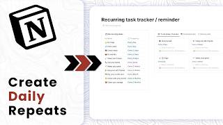 Notion: How to Build a Daily Planner With Recurring Tasks You Pick From
