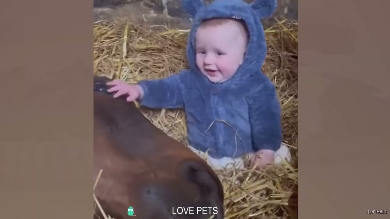 When Your Baby and Little Dog Are Having a Sly Dialogue 🐩😂