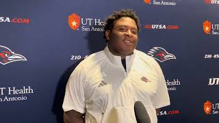 UTSA DL Christian Clayton Fall Camp Interview 8.16.24