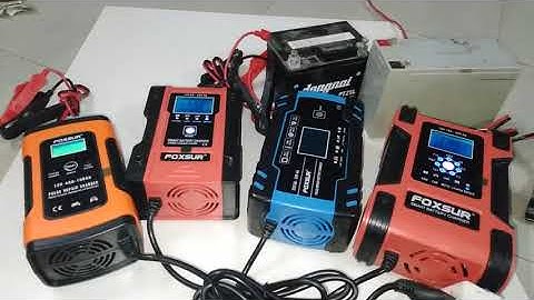 3 Mẫu Máy Sạc ắc quy Foxsur 12v/24v 2AH-300ah sạc bình ôtô xe tải thông minh tự động ngắt khi đầy