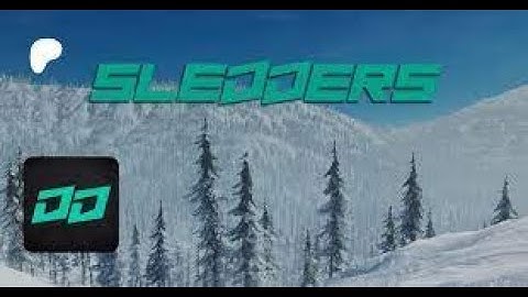 i play sledders for my first time it was fun