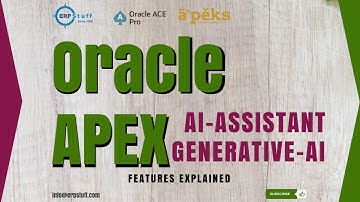 Explained: Generative AI in Oracle APEX with AI Assistants and Business Data Integration