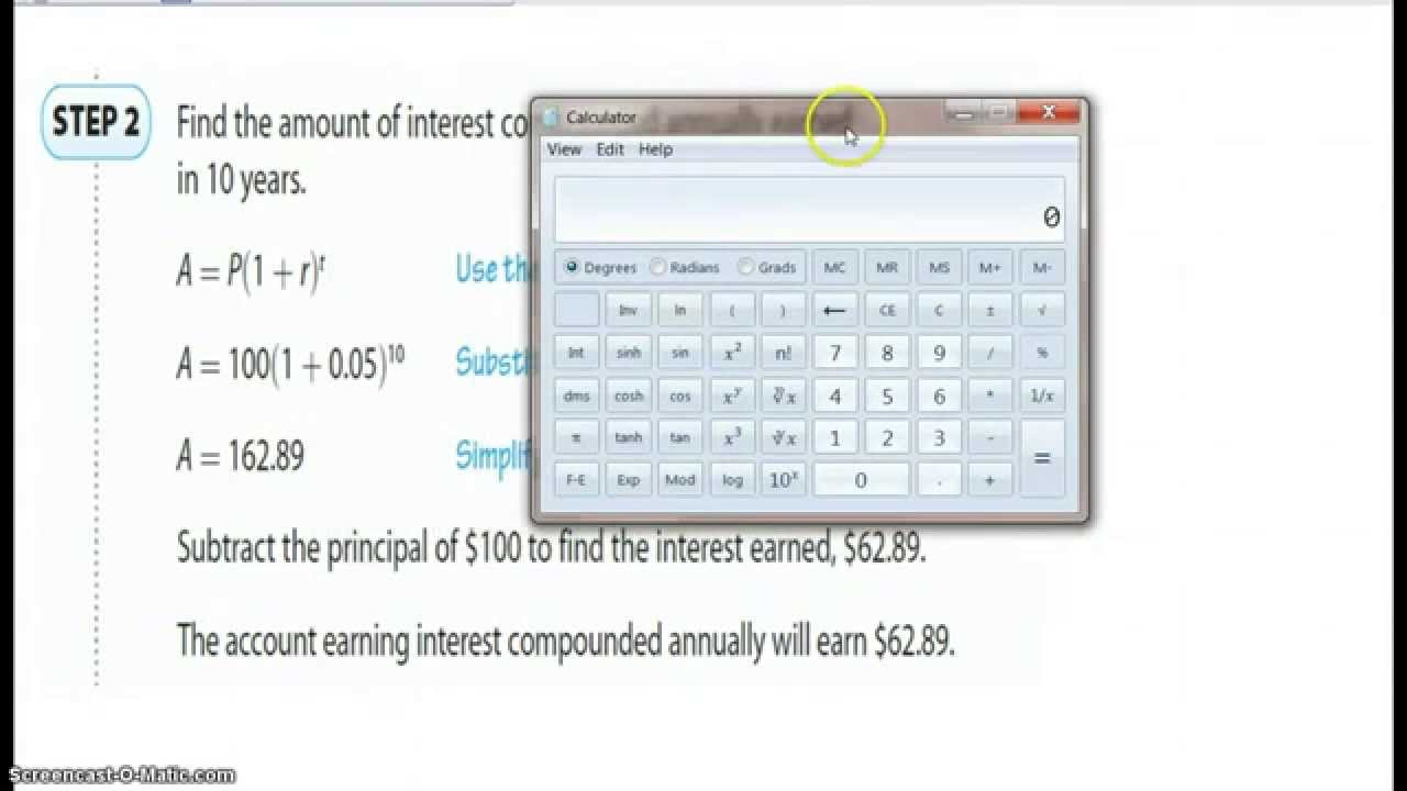 Comparing Simple Interest And Compound Interest YouTube Comparing Simple Interest And Compound Interest YouTube