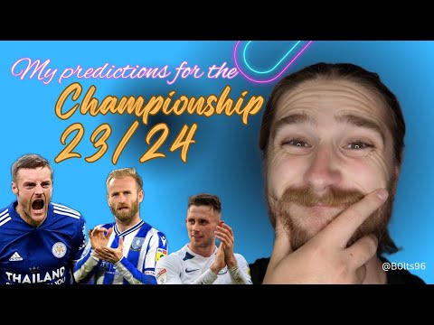 Predictions for the 23/24 Season : r/Championship