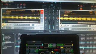 TouchOSC iPad with Traktor Pro