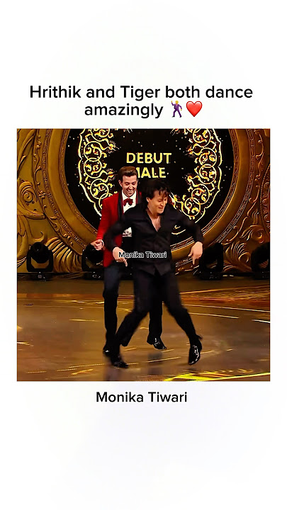 Hrithik and Tiger dancing on stage 🕺🥰 #bollywood #hrithikroshan