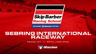 Skip Barber Formula Iracing Series | Round 1 | Sebring International Raceway