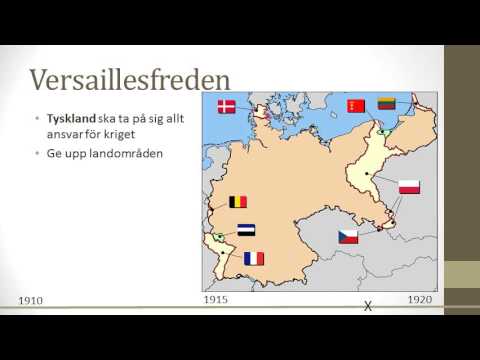 Video: Vilka länder bildades från Versaillesfördraget?
