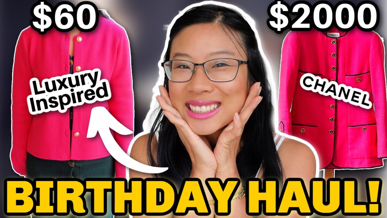 Chanel Inspired TK MAXX Haul For My 36th Birthday! Luxury Look For Less
