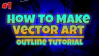 How To Make Vector Art Outline (Trace) Easily 😍🔥| Vector Art Tutorial For Beginners | Nick Creation🔥