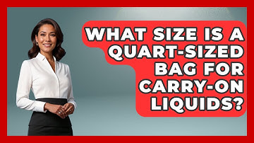 What Size Is A Quart-sized Bag For Carry-on Liquids? - Pocket Friendly Adventures