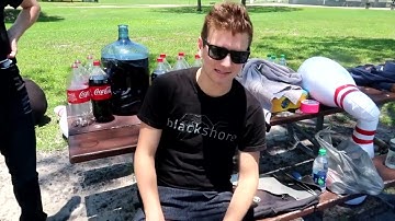 WORLDS LARGEST COKE AND BUTANE ROCKET!! 5 GALLONS OF COKE!