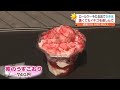 危険な暑さ...4日連続猛暑日 冷凍イチゴのかき氷が人気【福島県】 (2023年7月27日)