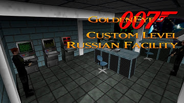 GoldenEye 007 N64 - Russian Facility  - 00 Agent (Custom level)