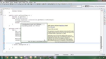 Ứng dụng tra cứu thời tiết phần 11 - Simple API for XML2