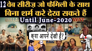 Top-12 Best Hindi Web-Series 2020 to Watch with Family l Netflix l Zee5 l TVF l Amazon l MX player