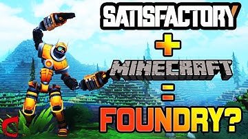 Satisfactory & Minecraft had a BABY?! - New Foundry Gameplay Demo (First Impressions)
