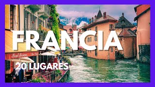 FRANCIA descubre los 20 MEJORES y más BONITOS❤ lugares para visitar en 2024