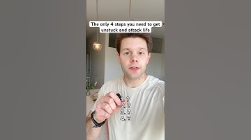 The only 4 steps you need to get unstuck and attack life #dreamlife #andrewgodwin