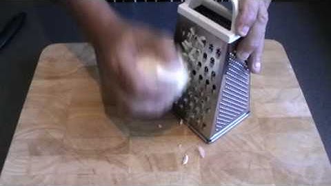 How to peel, grate and dice celeriac