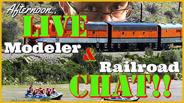 Modeler and Model Railroad LIVE CHAT!  Modular Open Helix Discussion: Beams and Guard Rails