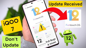 iQOO 7 Android 12 Update Received should you update or not watch this video before you update 🥺🔥🔥🔥