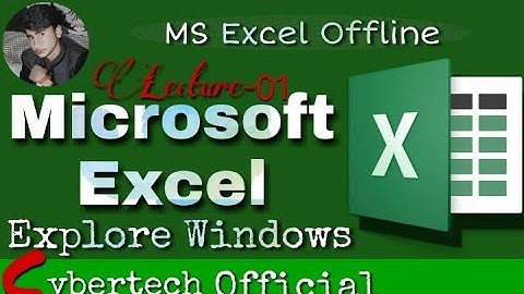 How to Explore Window in MS Excel 2010 in Urdu Excel Tutorial in Urdu1080p || Cybertech Official