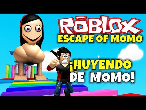Roblox Escape Of Momo Huyendo De Momo By Rey Zerch - escapamos en el coche roblox granny r15 youtube
