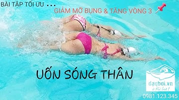 Học Bơi Chuẩn - Hướng Dẫn Chi Tiết Kỹ Thuật Uốn Sóng Thân Cơ Bản Trong Bơi Bướm ( Dolphin Kick )