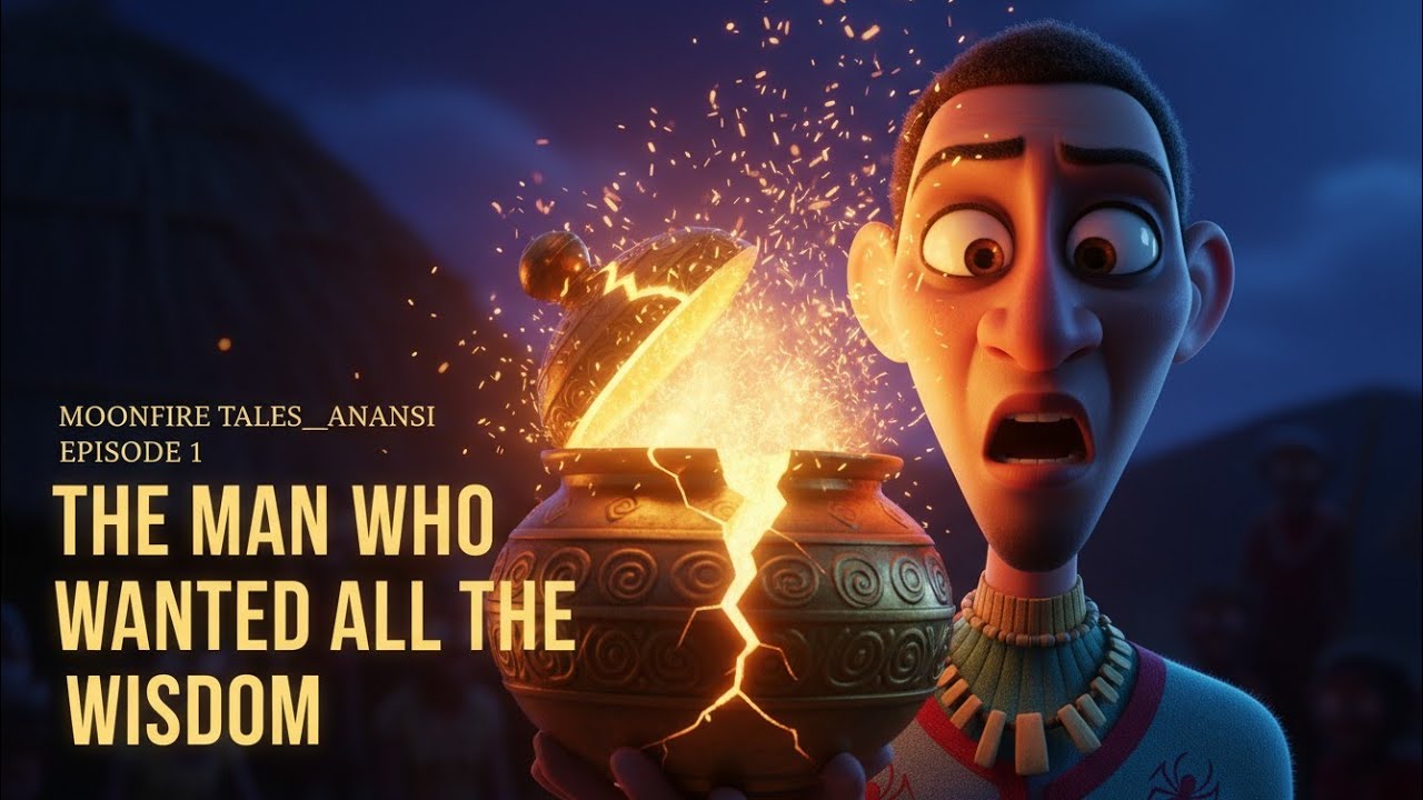 Anansi Episode 1: The Man Who Wanted All the Wisdom #MoonfireTales#Village#AfricanFolktale#Anansi