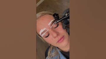 Liquid Dye with Keratin & Airbrush Brows 🔗 By Supercilium⁠ #makeup #abrushbrows #supercilium