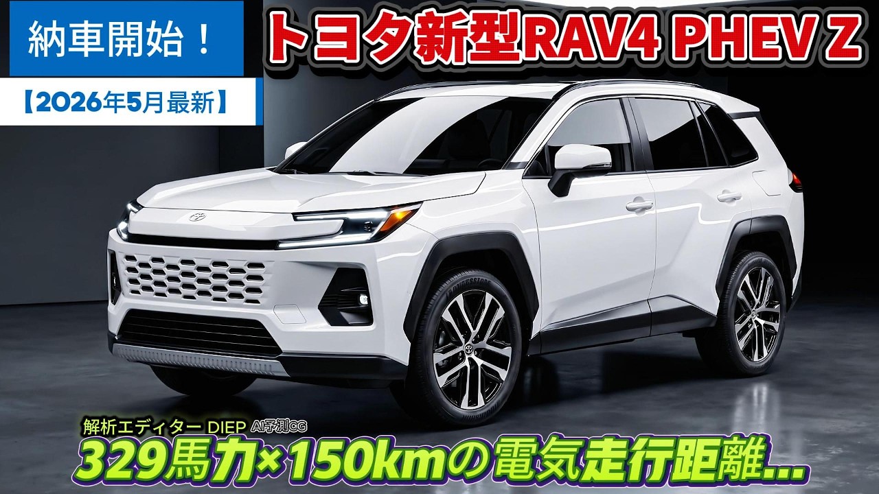 May 2026 Latest] New Toyota RAV4 PHEV Z Deliveries Finally Begin